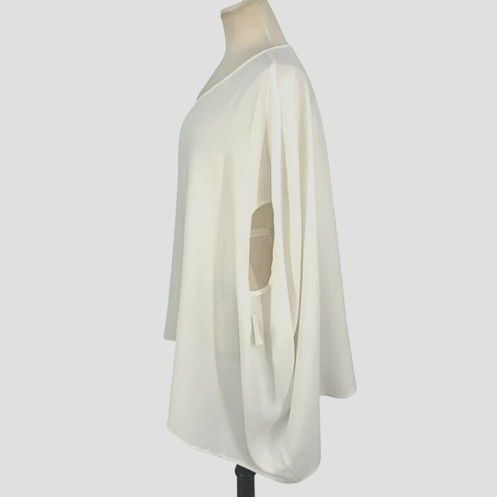 Patrizia Lucas White Oversize Tunic Top NWT‎